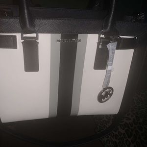 Michael Kors Black & White Purse